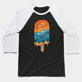 Nature Ice cream Baseball T-Shirt